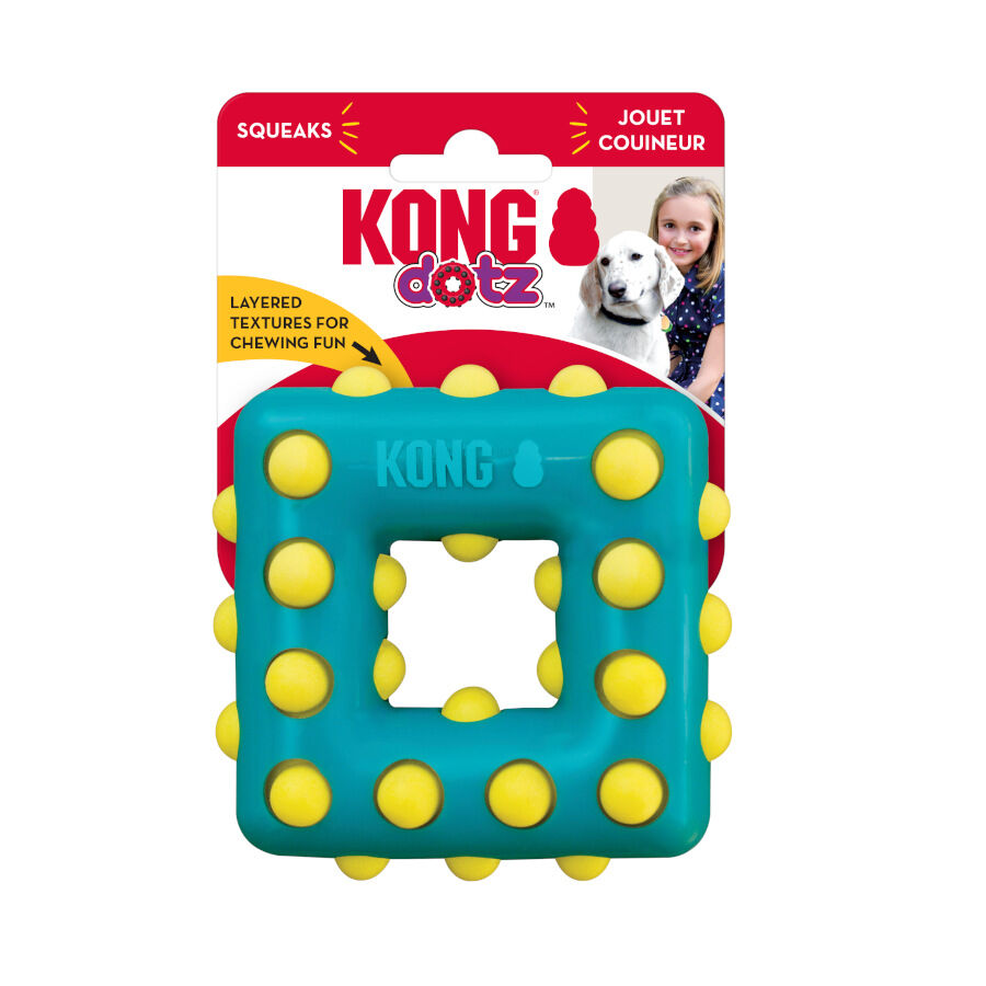 Kong Dotz Square Mordedor para c&atilde;es, , large Imagem n&uacute;mero 1